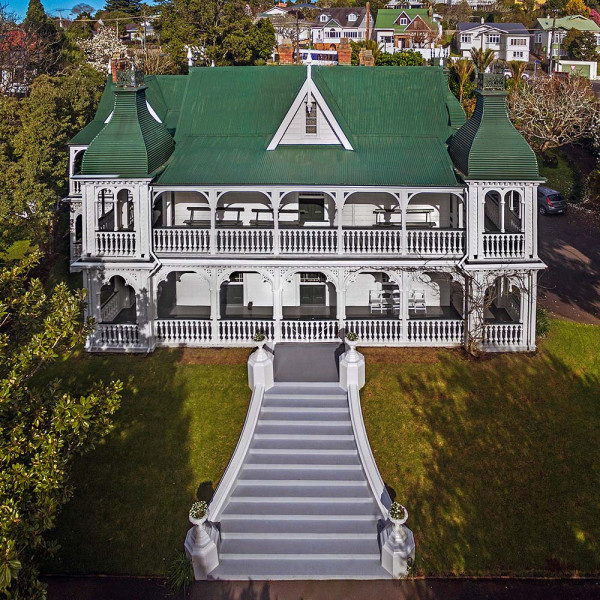 Alberton house from above.